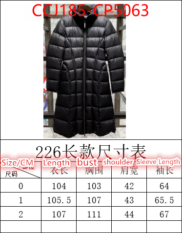 Down jacket Women-Moncler,the best quality replica , ID: CP5063,$: 185USD