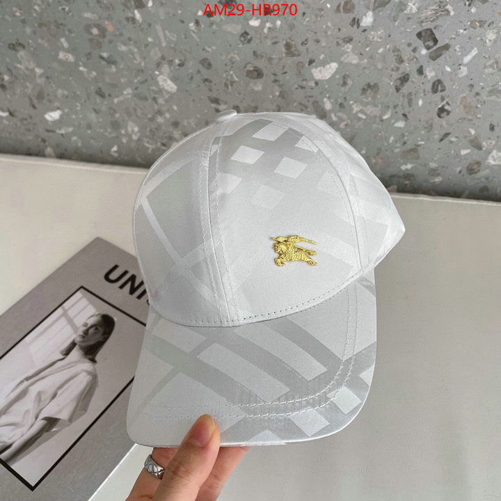 Cap (Hat)-Burberry,online china , ID: HR970,$: 29USD