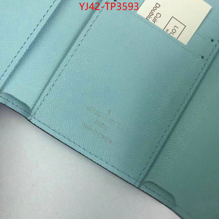 LV Bags(4A)-Wallet,ID: TP3593,$: 42USD