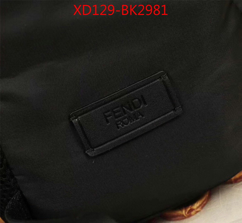 Fendi Bags(4A)-Backpack-,where quality designer replica ,ID: BK2981,$:129USD