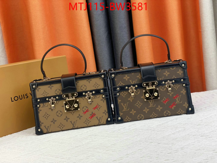 LV Bags(4A)-Petite Malle-,shop designer replica ,ID: BW3581,$: 115USD