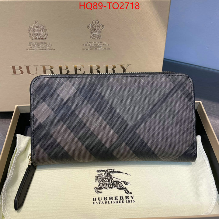 Burberry Bags(4A)-Wallet,flawless ,ID: TO2718,$: 89USD