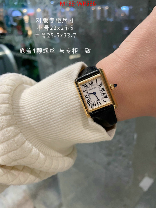 Watch(4A)-Cartier,replica us , ID: WR536,$: 139USD