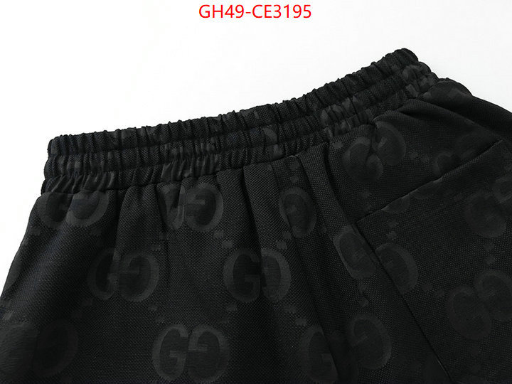 Clothing-Gucci,luxury fake , ID: CE3195,$: 49USD