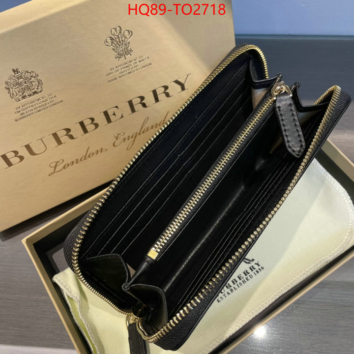 Burberry Bags(4A)-Wallet,flawless ,ID: TO2718,$: 89USD