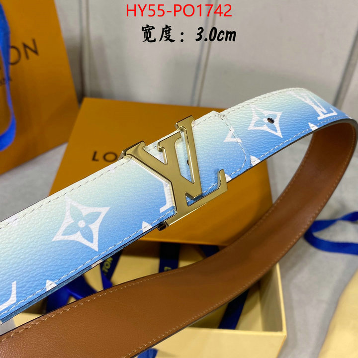 Belts-LV,fashion replica , ID: PO1742,$: 55USD