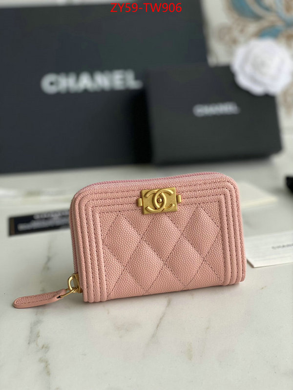 Chanel Bags(TOP)-Wallet-,ID: TW906,$: 59USD