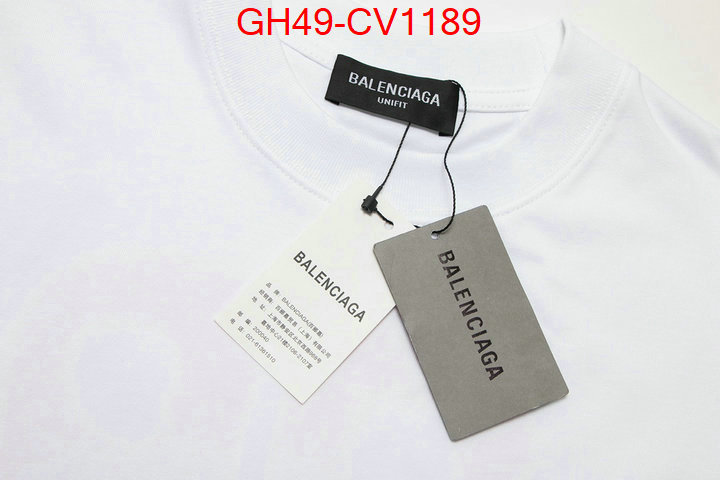 Clothing-Balenciaga,aaaaa , ID: CV1189,$: 49USD