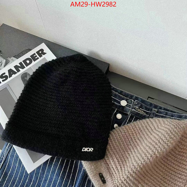 Cap (Hat)-Dior,replcia cheap from china , ID: HW2982,$: 29USD