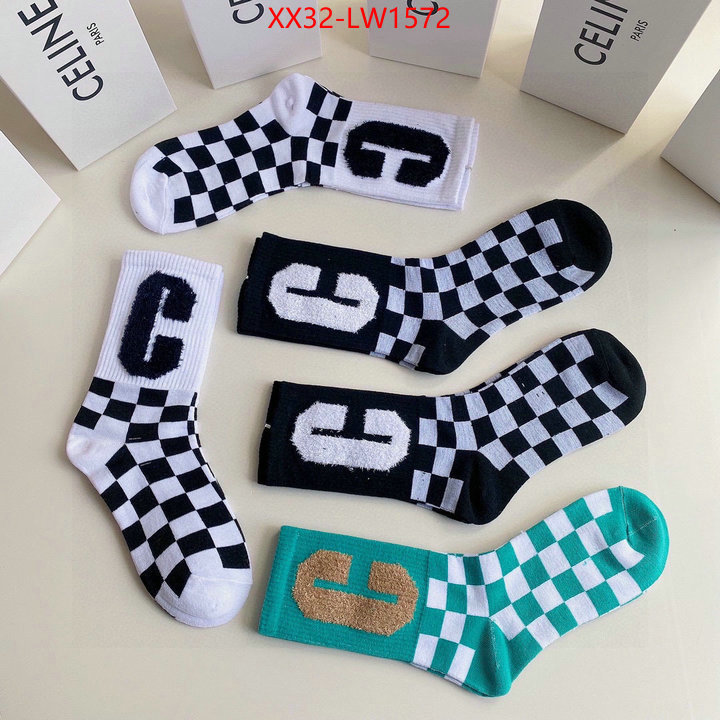 Sock-CELINE,how to start selling replica , ID: LW1572,$: 32USD