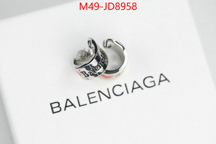 Jewelry-Balenciaga,luxury fake , ID: JD8958,$: 49USD
