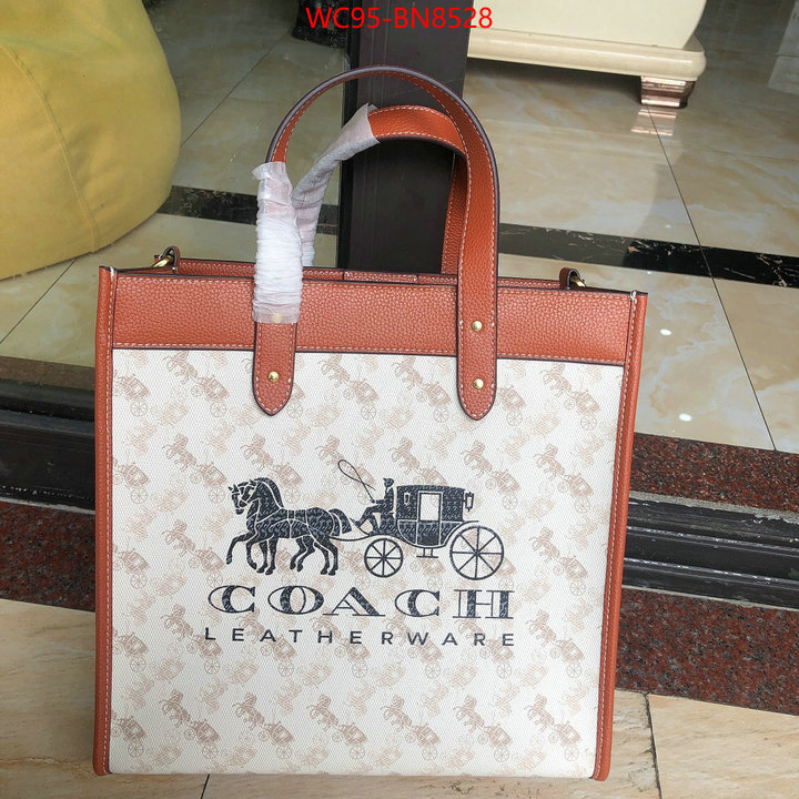 Coach Bags(4A)-Tote-,wholesale ,ID: BN8528,$: 95USD