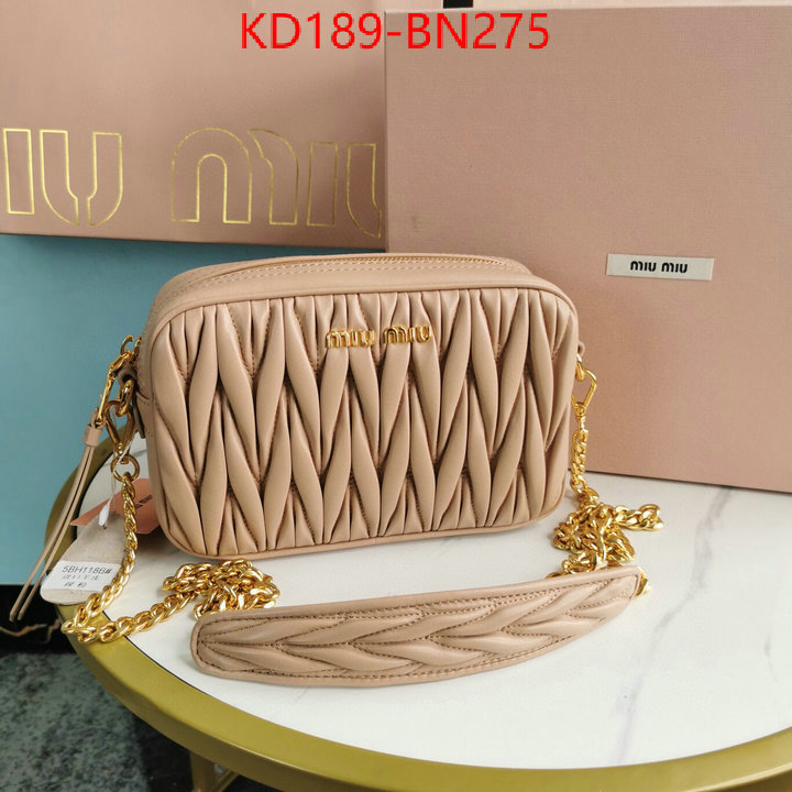 Miu Miu Bags(TOP)-Diagonal-,sale ,ID: BN275,$: 189USD