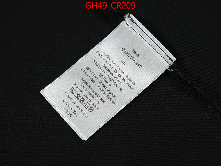 Clothing-Dior,fake , ID: CR209,$: 49USD