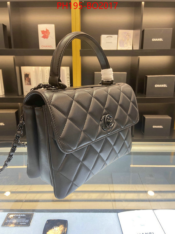 Chanel Bags(TOP)-Diagonal-,ID: BO2017,$: 195USD