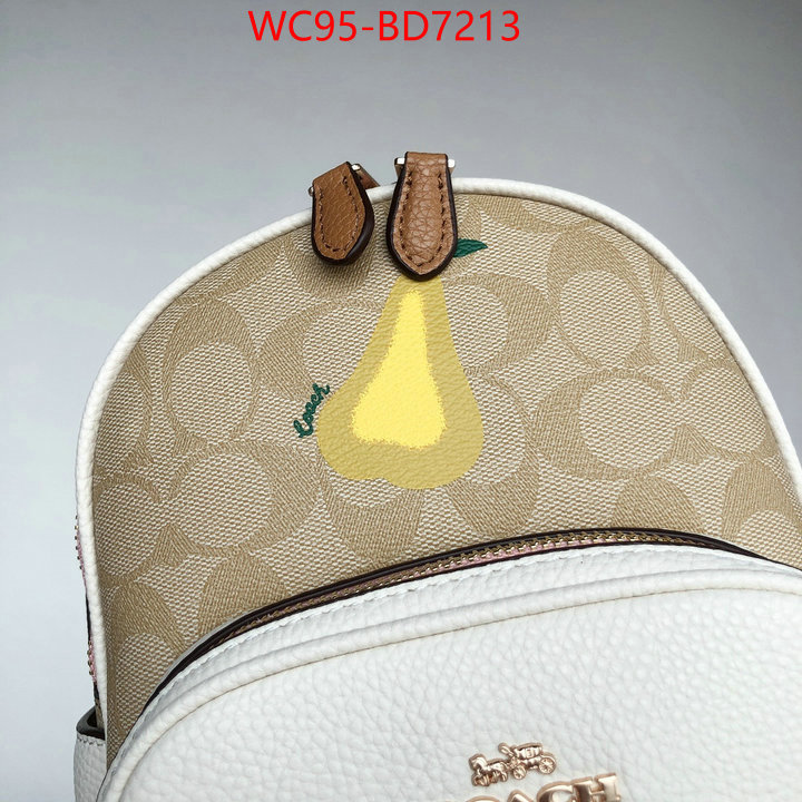 Coach Bags(4A)-Backpack-,top designer replica ,ID: BD7213,$: 95USD