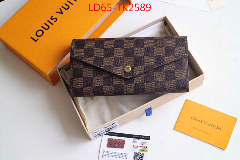 LV Bags(TOP)-Wallet,ID: TK2589,$:65USD