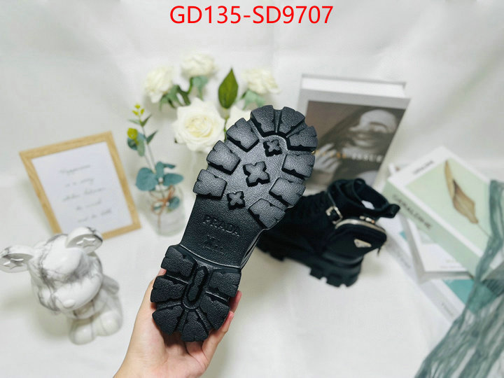 Women Shoes-Prada,what is top quality replica , ID: SD9707,$: 135USD