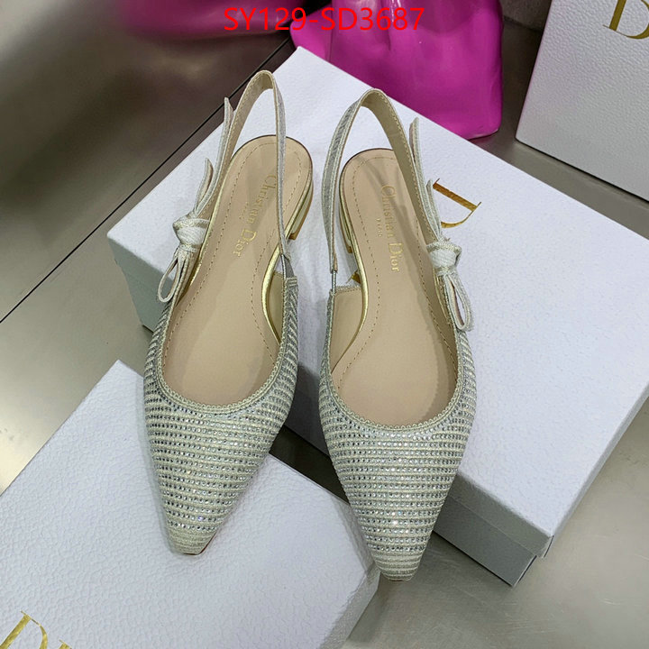 Women Shoes-Dior,what is top quality replica , ID: SD3687,$: 129USD