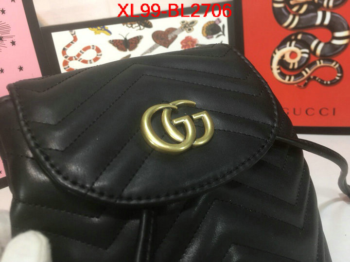 Gucci Bags(4A)-Backpack-,exclusive cheap ,ID: BL2706,$: 99USD