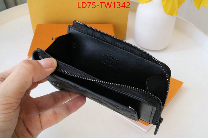 LV Bags(TOP)-Wallet,ID: TW1342,$: 75USD