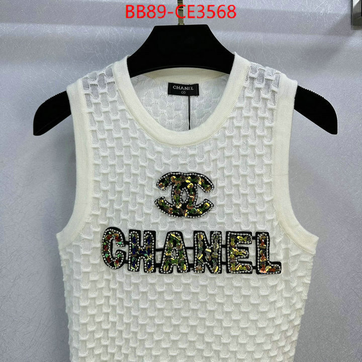 Clothing-Chanel,counter quality ,ID: CE3568,$: 89USD