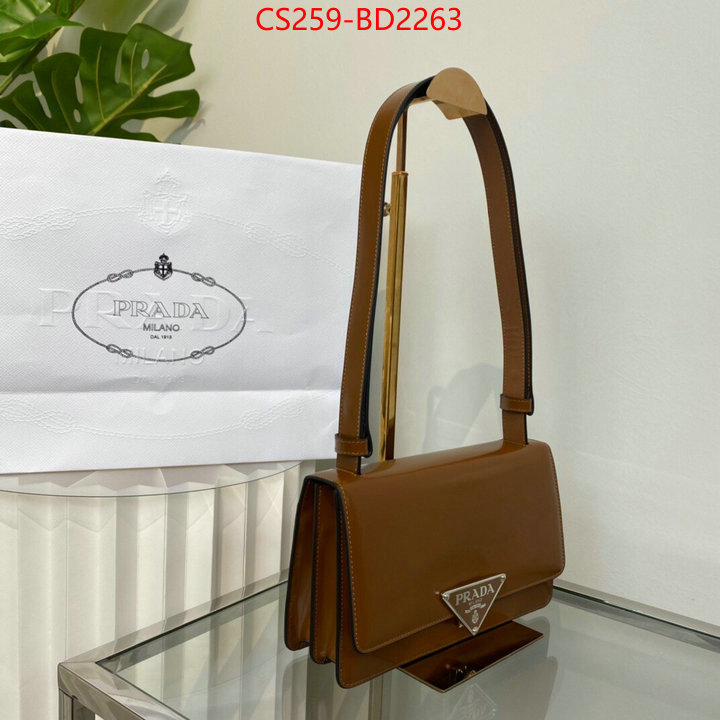 Prada Bags(TOP)-Diagonal-,ID: BD2263,$: 259USD