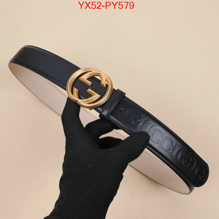 Belts-Gucci,what's the best to buy replica , ID: PY579,$:52USD