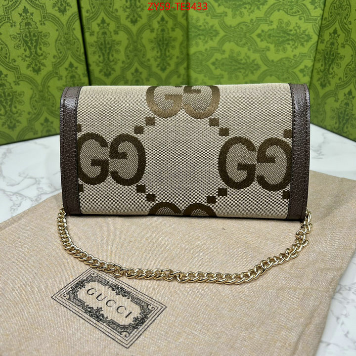 Gucci Bags(4A)-Wallet-,luxury cheap replica ,ID: TE3433,$: 59USD