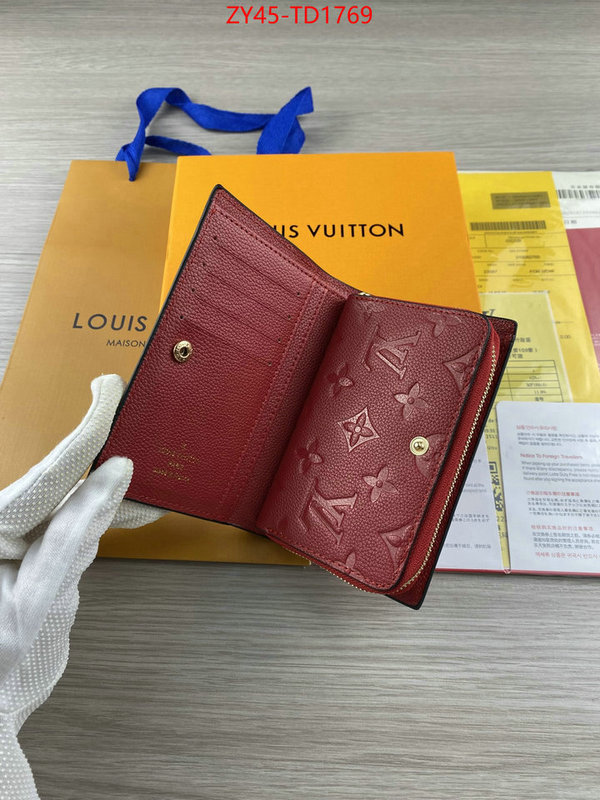 LV Bags(4A)-Wallet,ID: TD1769,$: 45USD