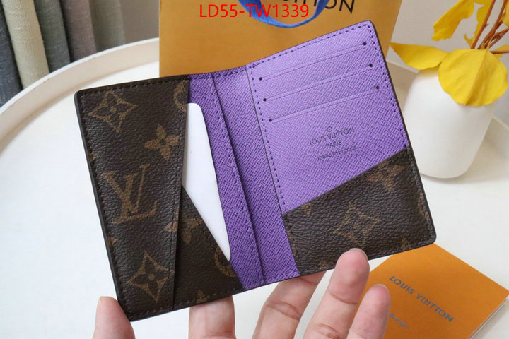 LV Bags(TOP)-Wallet,ID: TW1339,$: 55USD