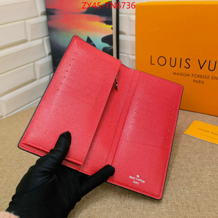 LV Bags(4A)-Wallet,ID: TN6736,$: 45USD