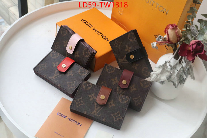 LV Bags(TOP)-Wallet,ID: TW1318,$: 59USD