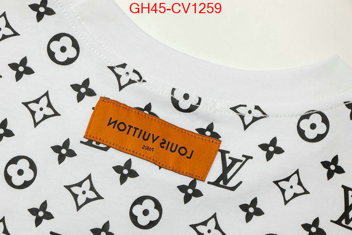 Clothing-LV,wholesale 2023 replica , ID: CV1259,$: 45USD