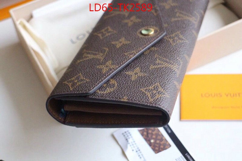 LV Bags(TOP)-Wallet,ID: TK2589,$:65USD