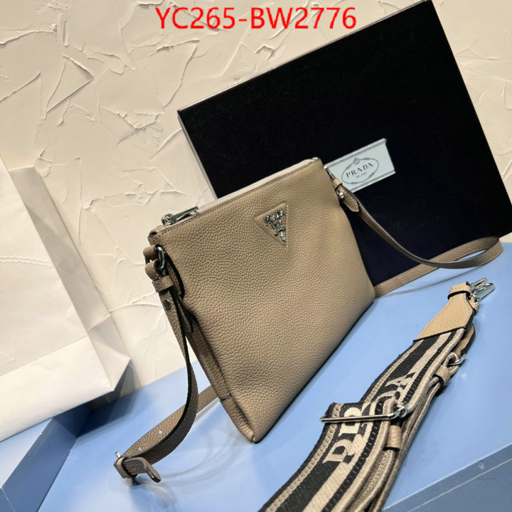 Prada Bags(TOP)-Diagonal-,ID: BW2776,$: 265USD