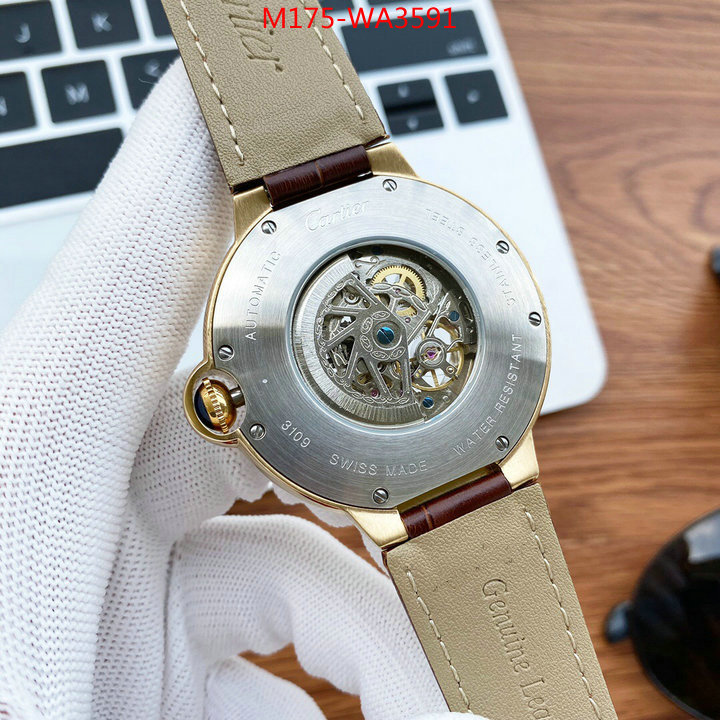 Watch(4A)-Cartier,fake high quality , ID: WA3591,$: 175USD