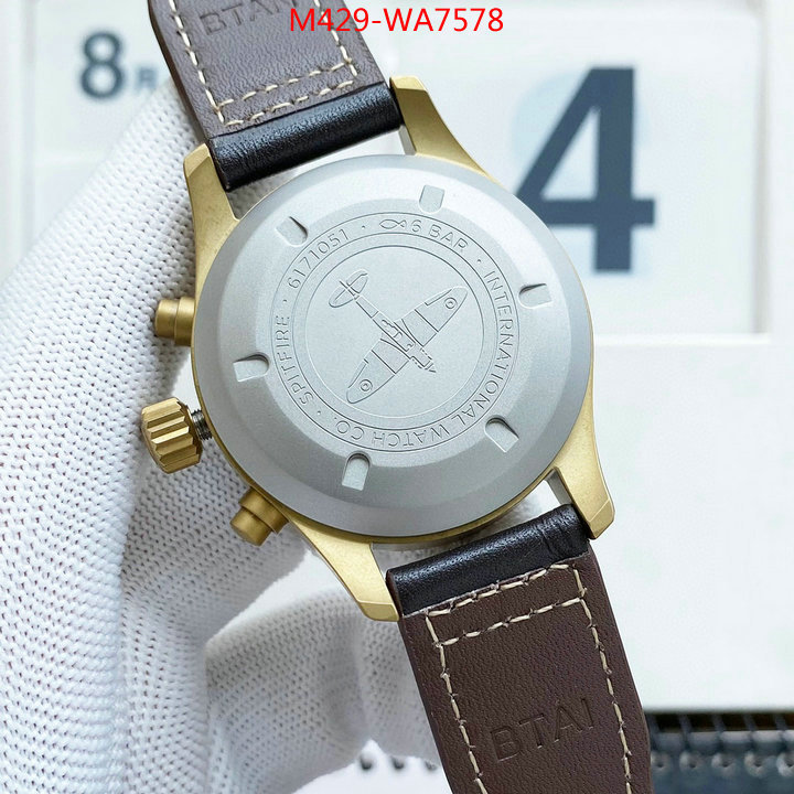 Watch(4A)-IWC,every designer ,ID: WA7578,$: 429USD