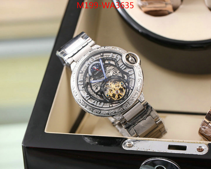 Watch(4A)-Cartier,the best quality replica ,ID: WA3635,$: 199USD