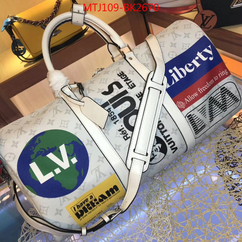 LV Bags(4A)-Keepall BandouliRe 45-50-,store ,ID: BK2670,$:109USD