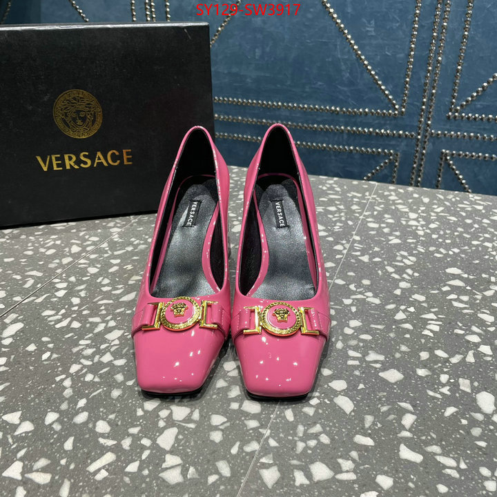 Women Shoes-Versace,how to find designer replica , ID: SW3917,$: 129USD