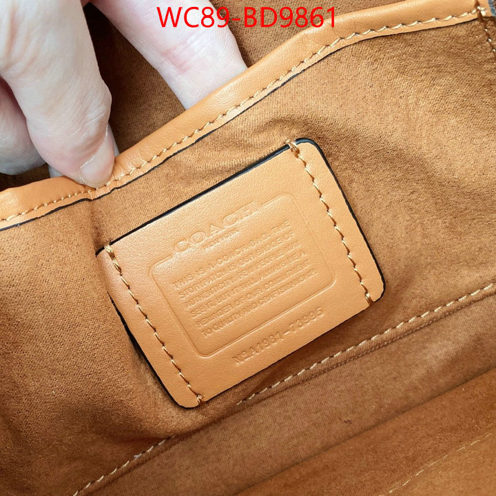 Coach Bags(4A)-Diagonal,customize best quality replica ,ID: BD9861,$: 89USD