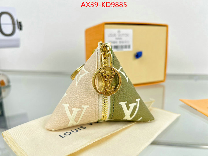 Key pendant-LV,luxury fake ,ID: KD9885,$: 39USD