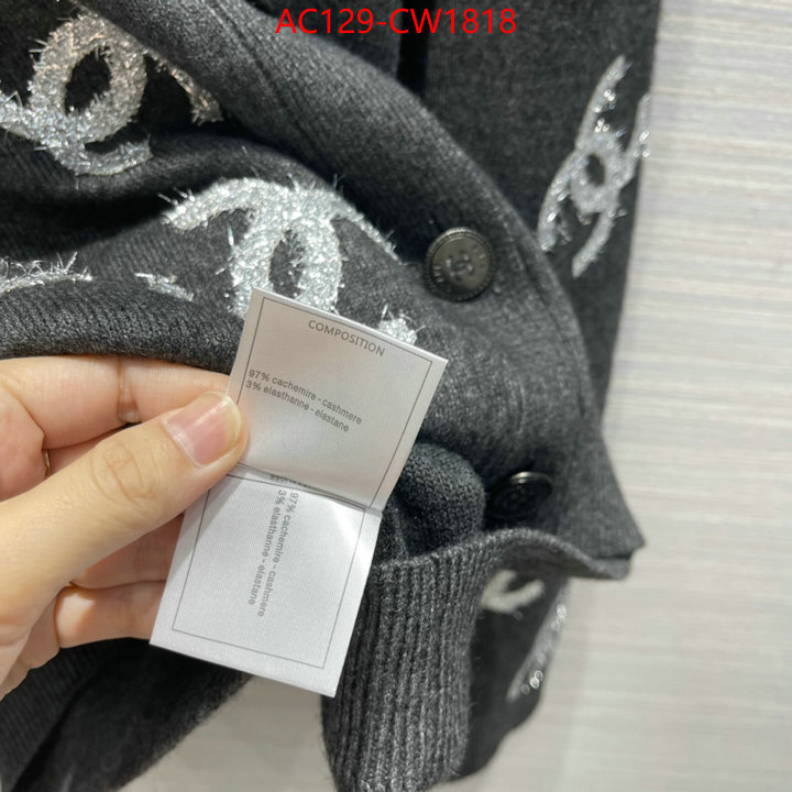 Clothing-Chanel,designer 1:1 replica , ID: CW1818,$: 129USD
