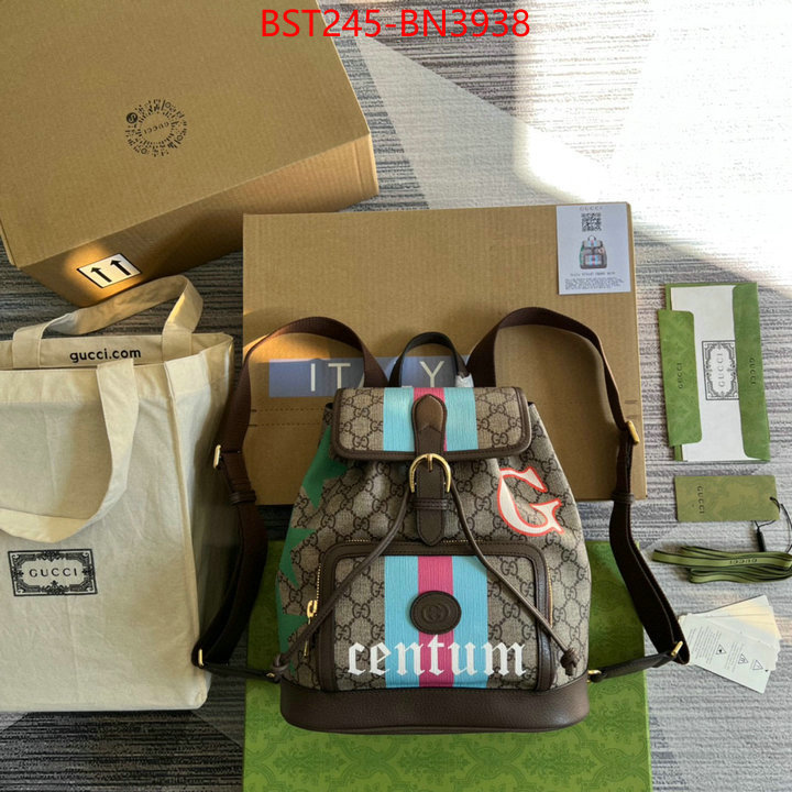 Gucci Bags(TOP)-Backpack-,1:01 ,ID: BN3938,$: 245USD
