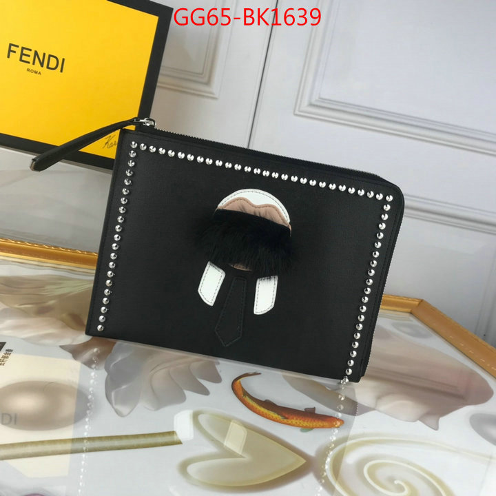 Fendi Bags(4A)-Clutch-,mirror copy luxury ,ID: BK1639,$:65USD