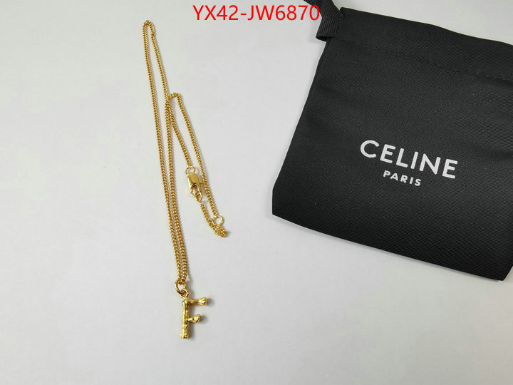 Jewelry-CELINE,2023 replica wholesale cheap sales online , ID: JW6870,$: 42USD