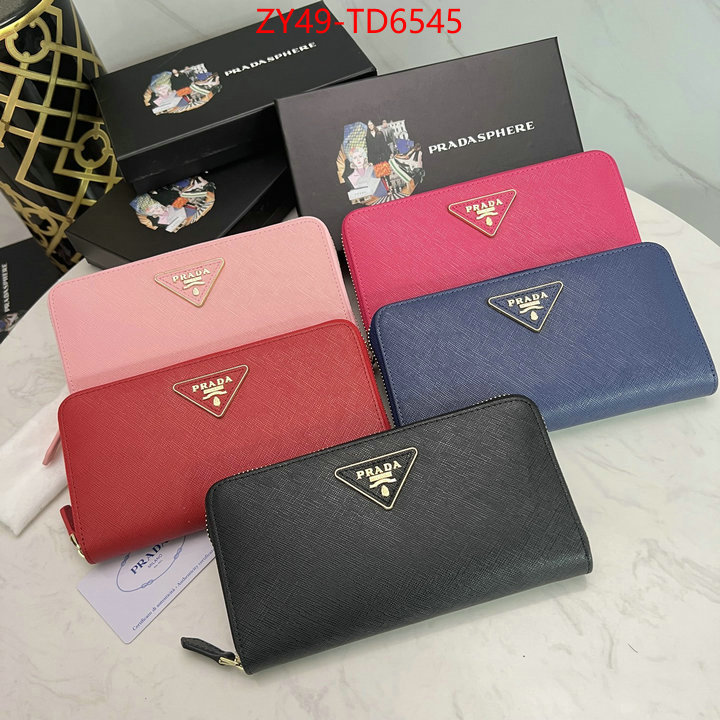 Prada Bags(4A)-Wallet,buy replica ,ID: TD6545,$: 49USD