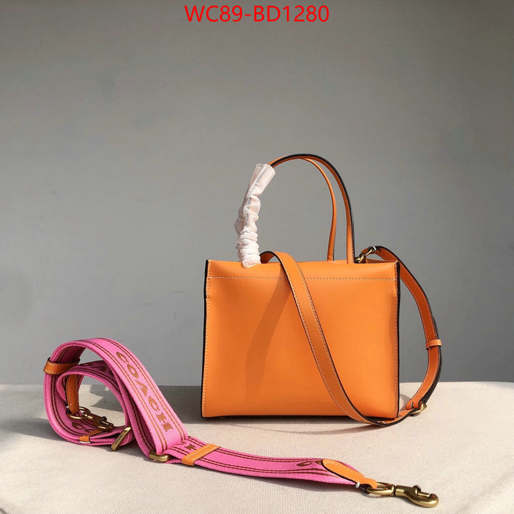 Coach Bags(4A)-Tote-,online china ,ID: BD1280,$: 89USD