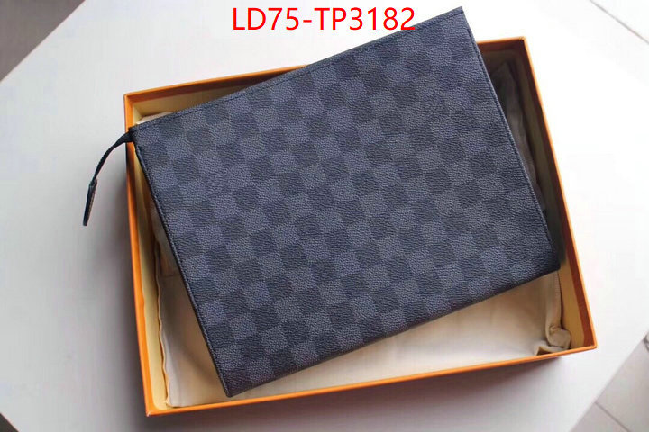 LV Bags(TOP)-Wallet,ID: TP3182,$: 75USD